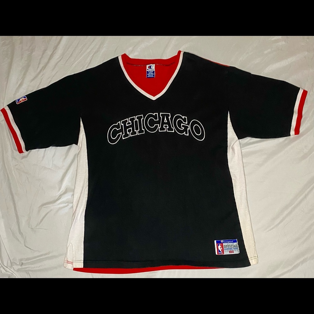 authentic vintage chicago bulls shirt size mens XL